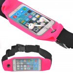 Wholesale iPhone 6s / 6 4.7 Universal Sports Pouch Belt (Hot Pink)